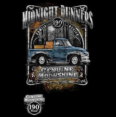 Midnight Runners Moonshine Tshirt - TshirtNow.net - 2