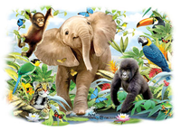 Thumbnail for Junior Jungle Animal Tshirt - TshirtNow.net - 2