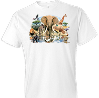Thumbnail for African Oasis White Tshirt With Oversized Print - TshirtNow.net - 1