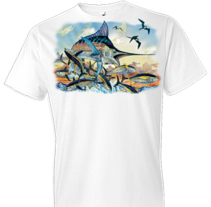 Marlin and Tuna Fish Tshirt - TshirtNow.net - 1