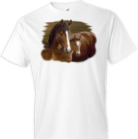 Thumbnail for Bay Ladies Horse Tshirt - TshirtNow.net - 1