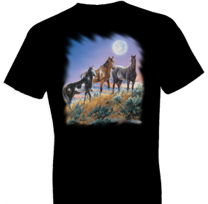 Under The Desert Moon Horse Tshirt - TshirtNow.net