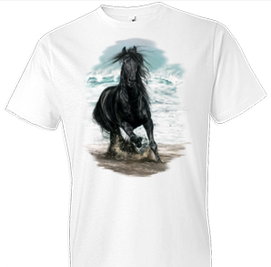 On the Beach Horse Tshirt - TshirtNow.net - 1