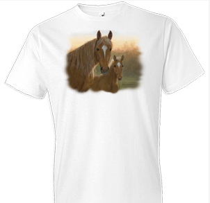 Dusk Horse Tshirt with Oversized Print - TshirtNow.net - 1