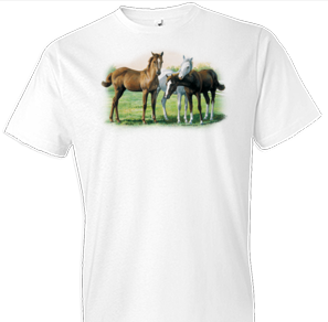 The Weanlings Horse Tshirt with Oversized Print - TshirtNow.net - 1