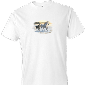 Sunlit Mist Horse Tshirt - TshirtNow.net - 1