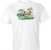 Thumbnail for Glory and Noah Horse Tshirt with Oversized Print - TshirtNow.net - 1