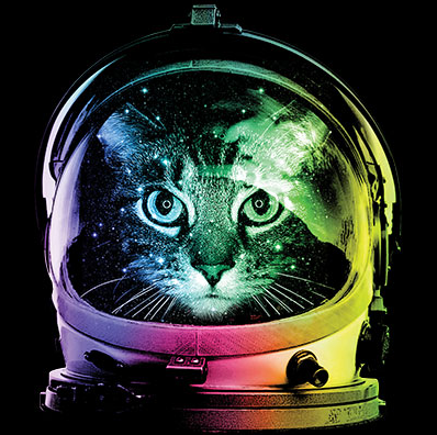 Space Cat Tshirt - TshirtNow.net - 2