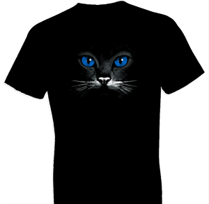 Blue Eyes Black Cat Tshirt - TshirtNow.net - 1