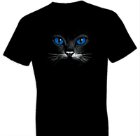 Thumbnail for Blue Eyes Black Cat Tshirt - TshirtNow.net - 1