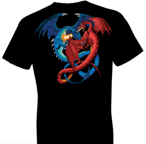 Duel Dragon Fantasy Tshirt - TshirtNow.net - 1