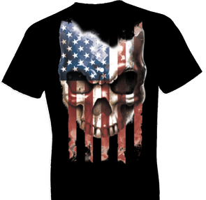 Flag Skull 2 Tshirt - TshirtNow.net - 1