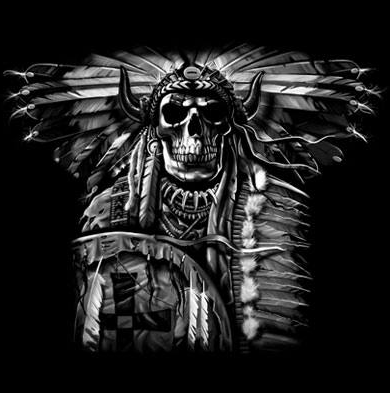 Indian Skull Tshirt - TshirtNow.net - 2