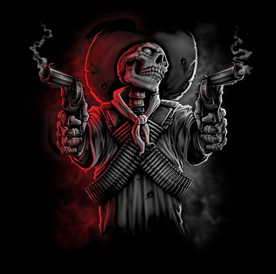 Bandit Skull Tshirt - TshirtNow.net - 2