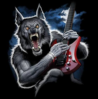 Thumbnail for Hellhound Rock Guitar Tshirt - TshirtNow.net - 2