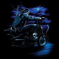 Thumbnail for Rock N Ride Biker Tshirt - TshirtNow.net - 2