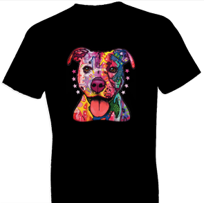 Neon Pitbull Dog Tshirt - TshirtNow.net - 1