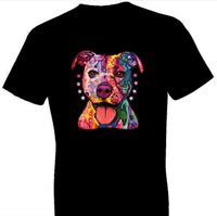 Thumbnail for Neon Pitbull Dog Tshirt - TshirtNow.net - 1