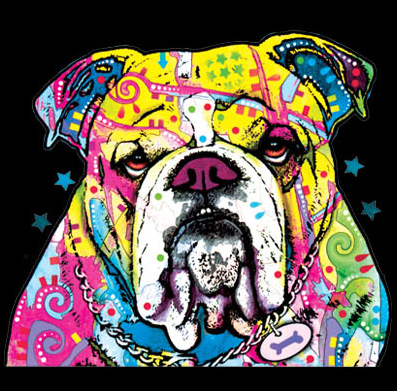 Neon Bulldog Tshirt - TshirtNow.net - 2