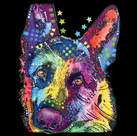 Thumbnail for Neon German Shepherd Dog Tshirt - TshirtNow.net - 2