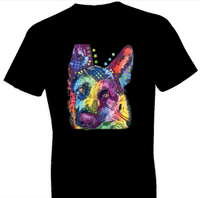 Thumbnail for Neon German Shepherd Dog Tshirt - TshirtNow.net - 1