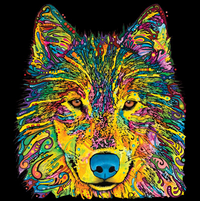 Thumbnail for Neon Wolf 2 Tshirt - TshirtNow.net - 2