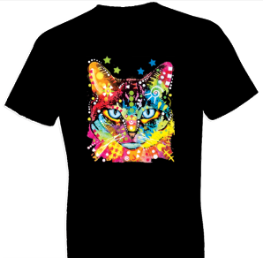 Neon Blue Eyes Cat Tshirt - TshirtNow.net - 1