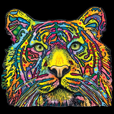 Neon Tiger 2 Cat Tshirt - TshirtNow.net - 2
