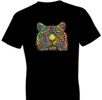 Thumbnail for Neon Tiger 2 Cat Tshirt - TshirtNow.net - 1