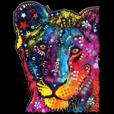 Neon Young Lion Cat Tshirt - TshirtNow.net - 2