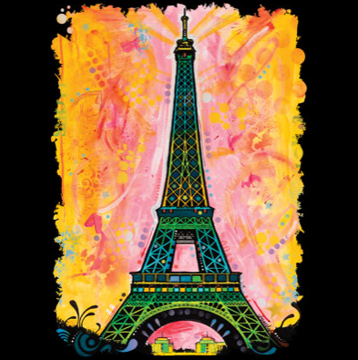 Pastel Eiffel Tower Tshirt - TshirtNow.net - 2
