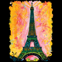 Thumbnail for Pastel Eiffel Tower Tshirt - TshirtNow.net - 2
