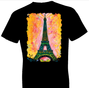 Pastel Eiffel Tower Tshirt - TshirtNow.net - 1
