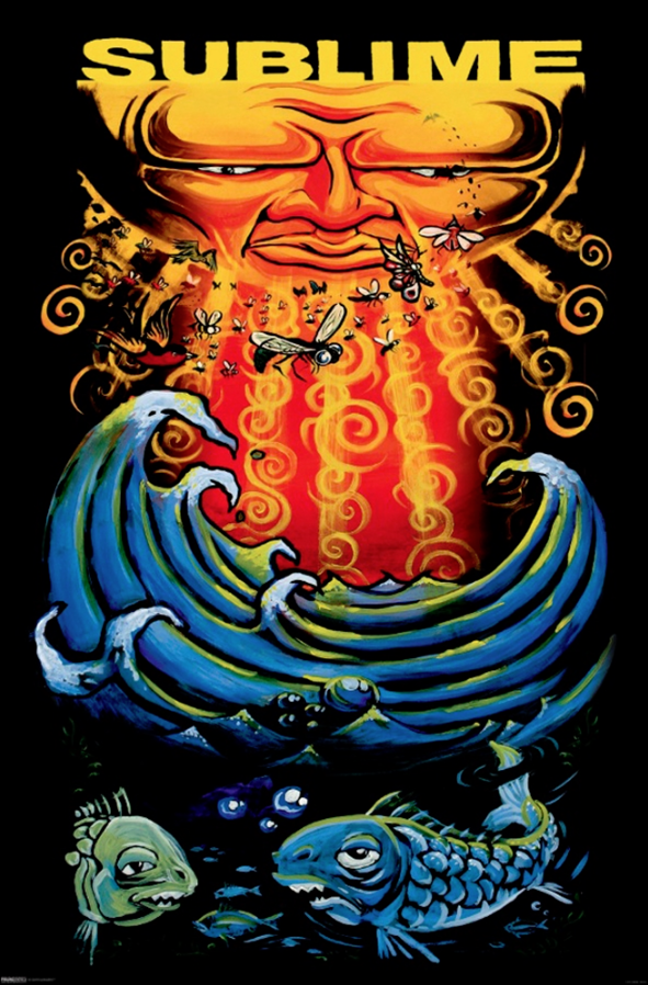 Sublime Sun and Fish Poster - TshirtNow.net