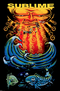 Thumbnail for Sublime Sun and Fish Poster - TshirtNow.net