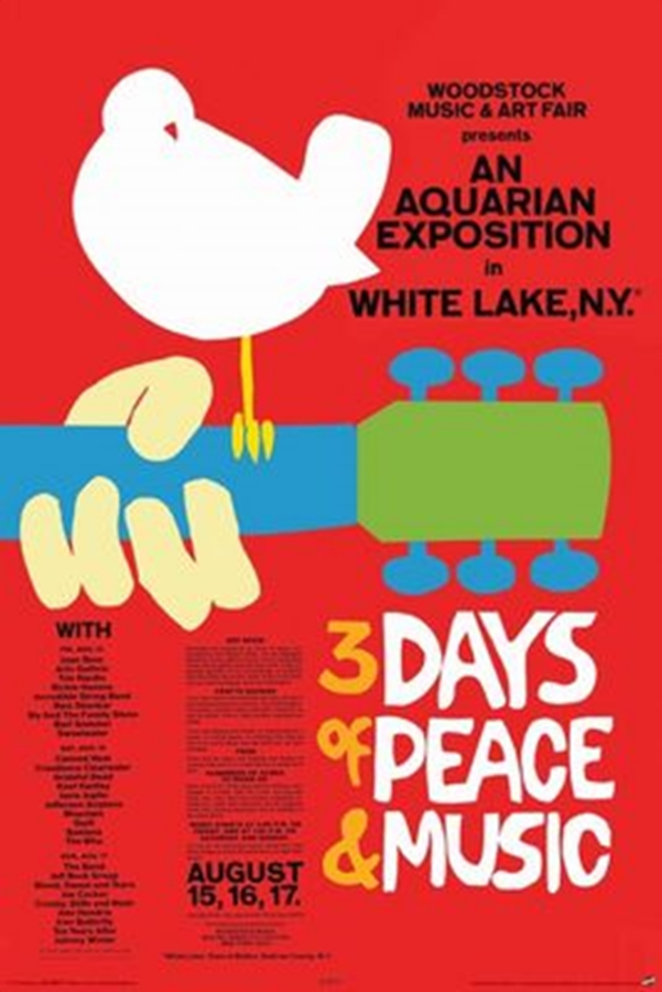 Woodstock 3 Days of Peace Poster - TshirtNow.net