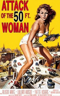 Thumbnail for Attack of the 50 Foot Woman Poster - TshirtNow.net