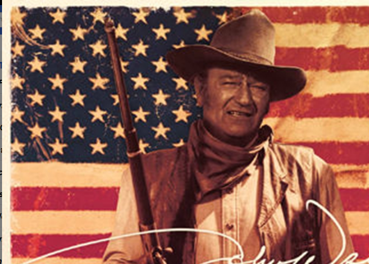 John Wayne Flag Poster - TshirtNow.net