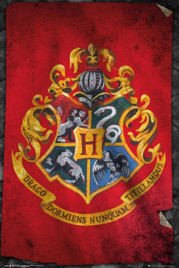 Harry Potter Hogwarts Flag Poster - TshirtNow.net
