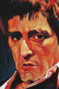 Thumbnail for Scarface Portrait by Fishwick Poster - TshirtNow.net