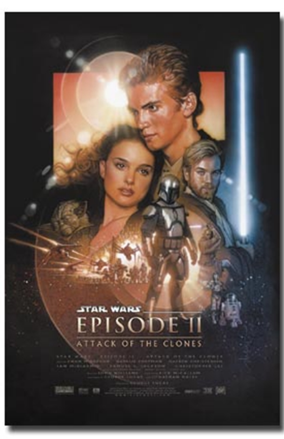 Star Wars Episode 2 Attack of the Clones Poster - TshirtNow.net