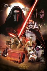 Thumbnail for Star Wars The Force Awakens Montage Poster - TshirtNow.net