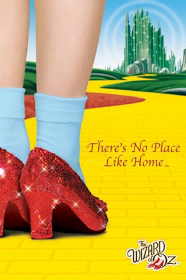 Wizard of Oz There's No Place Like Home Poster - TshirtNow.net