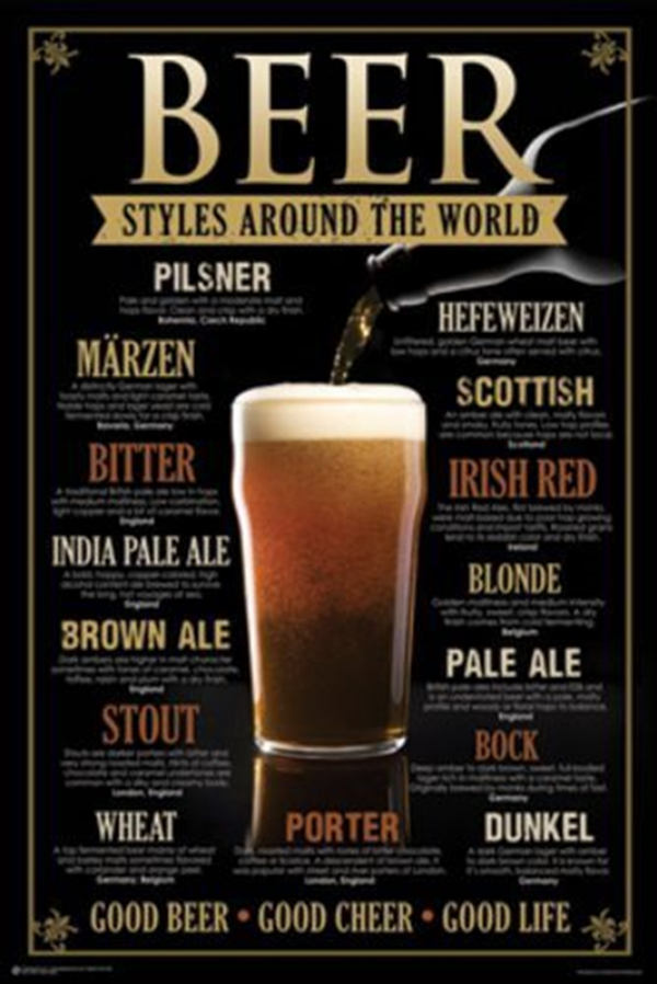 Beer Styles Poster - TshirtNow.net