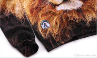 Thumbnail for 3D Allover Print Lion Face Crewneck Sweatshirt - TshirtNow.net - 6