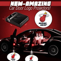 Thumbnail for 2 NBA MIAMI HEAT WIRELESS LED CAR DOOR PROJECTORS