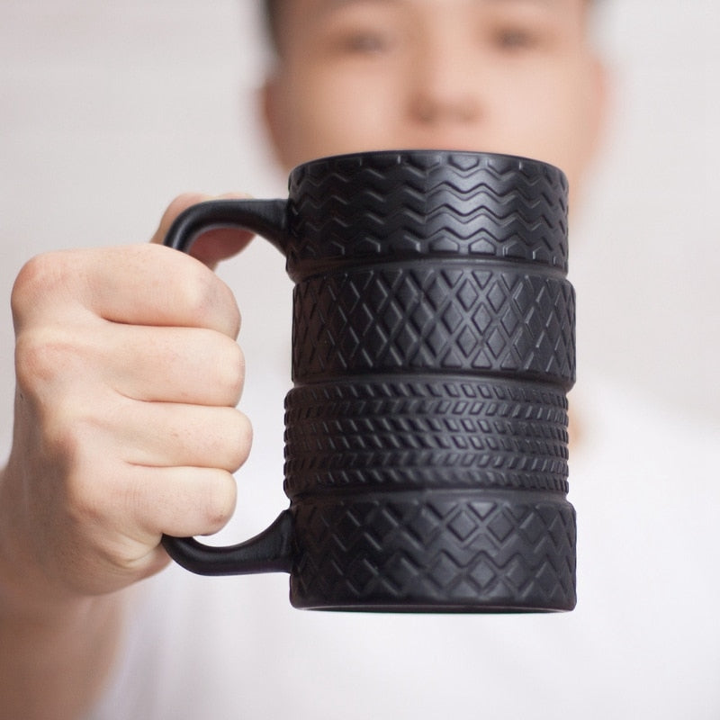 Porcelain Ceramic Tyre Coffee/Tea Mug