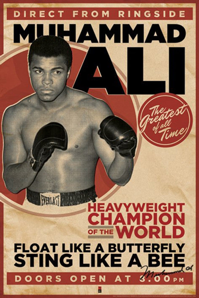Muhammad Ali Direct From Ringside Poster - TshirtNow.net