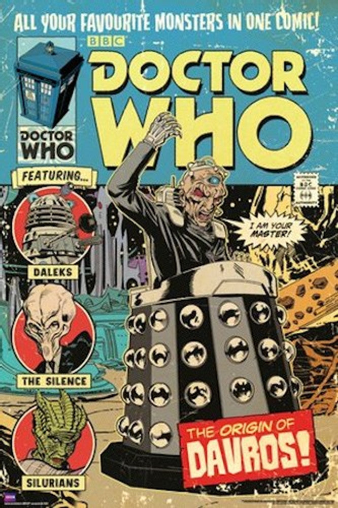 Doctor Who Origins of Davros Comic Poster - TshirtNow.net