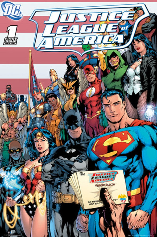 Justice League DC Comics Cover Poster - TshirtNow.net